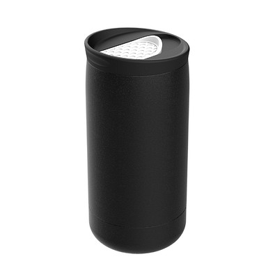Thermobecher RETUMBLER-myNIZZA, schwarz/weiß