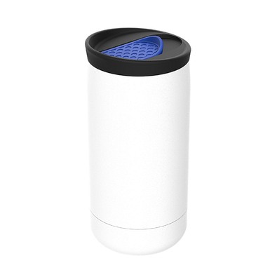 Thermobecher RETUMBLER-myNIZZA, weiß/blau