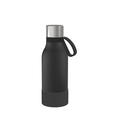 Thermotrinkflasche RETUMBLER-myNIZZA II 420 CERAMIC, schwarz/schwarz/schwarz