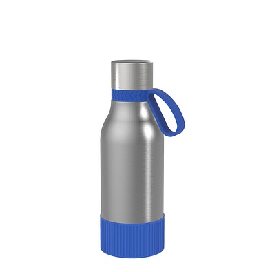 Thermotrinkflasche RETUMBLER-myNIZZA II 420 CERAMIC, silber/blau/blau