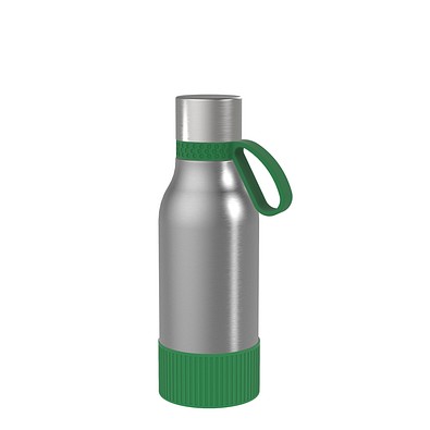 Thermotrinkflasche RETUMBLER-myNIZZA II 420 CERAMIC, silber/grün/grün