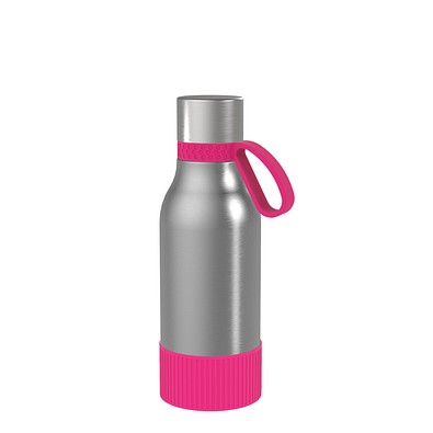 Thermotrinkflasche RETUMBLER-myNIZZA II 420 CERAMIC, silber/magenta/magenta