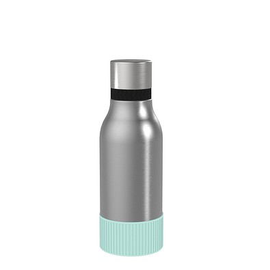 Thermotrinkflasche RETUMBLER-myNIZZA II 420 CERAMIC, silber, Sleeve mint