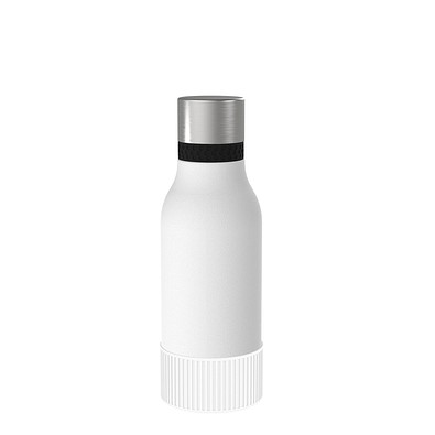 Thermotrinkflasche RETUMBLER-myNIZZA II 420 CERAMIC, weiß, Sleeve weiß