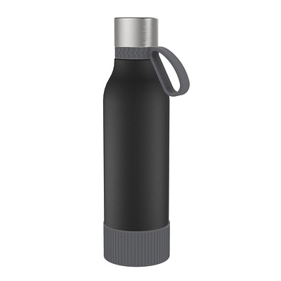 Thermotrinkflasche RETUMBLER-myNIZZA II 600 CERAMIC, schwarz/anthrazit/anthrazit