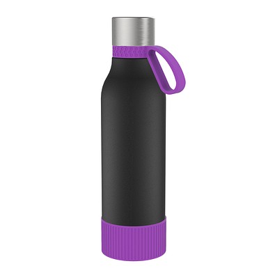 Thermotrinkflasche RETUMBLER-myNIZZA II 600 CERAMIC, schwarz/lila/lila