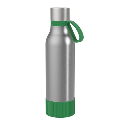 Thermotrinkflasche RETUMBLER-myNIZZA II 600 CERAMIC, silber/grün/grün
