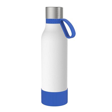 Thermotrinkflasche RETUMBLER-myNIZZA II 600 CERAMIC, weiß/blau/blau