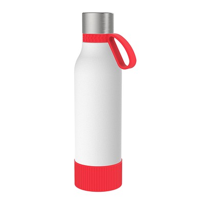 Thermotrinkflasche RETUMBLER-myNIZZA II 600 CERAMIC, weiß/rot/rot