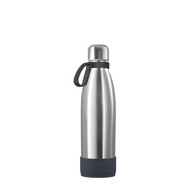 Thermotrinkflasche RETUMBLER-NIZZA, silber/anthrazit/anthrazit