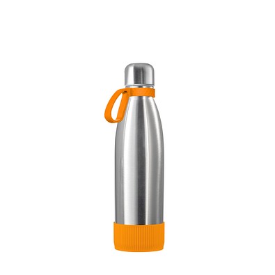 Thermotrinkflasche RETUMBLER-NIZZA, silber/orange/orange