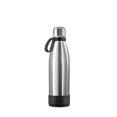 Thermotrinkflasche RETUMBLER-NIZZA, silber/schwarz/schwarz