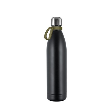 Thermotrinkflasche RETUMBLER-NIZZA XL, schwarz/dunkelgrün