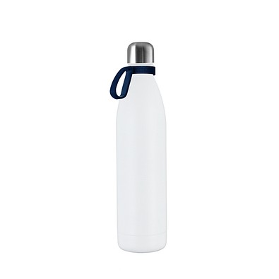 Thermotrinkflasche RETUMBLER-NIZZA XL, weiß/dunkelblau