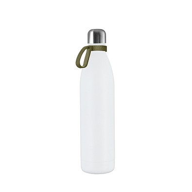 Thermotrinkflasche RETUMBLER-NIZZA XL, weiß/dunkelgrün