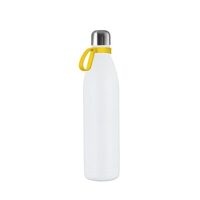 Thermotrinkflasche RETUMBLER-NIZZA XL, weiß/gelb