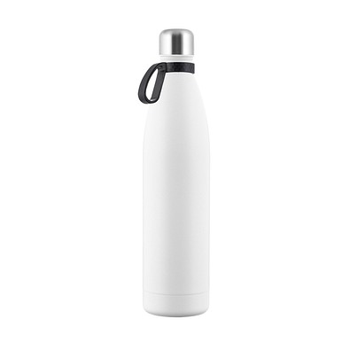 Thermotrinkflasche RETUMBLER-NIZZA XXL, weiß/schwarz