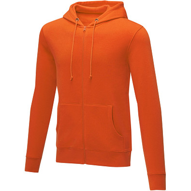 Theron Hoodie mit Reißverschluss für Herren, orange, XXL