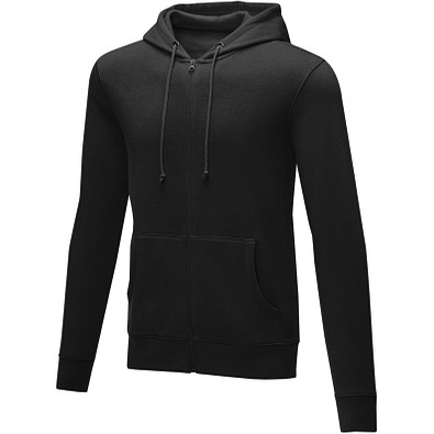 Theron Hoodie mit Reißverschluss für Herren, schwarz, XL