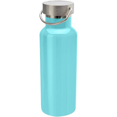 Thor 500 ml RCS-zertifizierte Trinkflasche aus Edelstahl, türkis