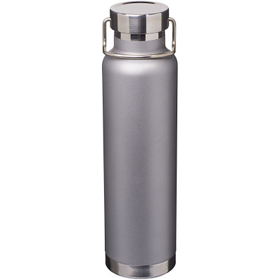 Kupfer-Isolierflasche Thor, 650 ml, grau