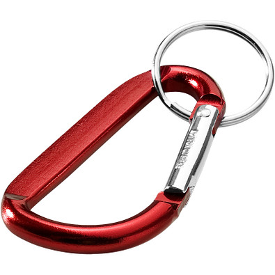 Timor Schlüsselanhänger mit Karabiner, rot