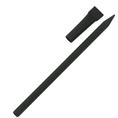 Tintenloses Schreibgerät aus Papier, schwarz