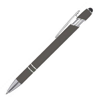 LANCE® Touch-Kugelschreiber Wangerooge, blaue Mine, anthrazit