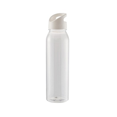 Trinkflasche Active Wave, 650 ml , RENEW, transparent/weiss