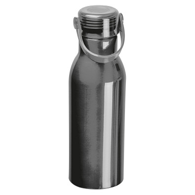 Trinkflasche aus recyceltem Aluminium , anthrazit