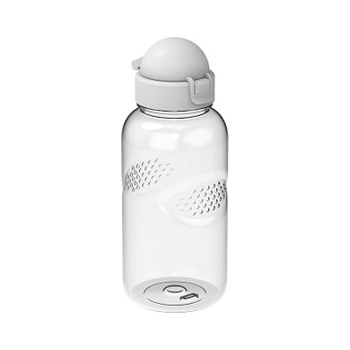 Trinkflasche Carve Junior, 500 ml, transparent/weiss