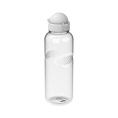 Trinkflasche Carve Junior, 700 ml, RENEW, transparent/weiss