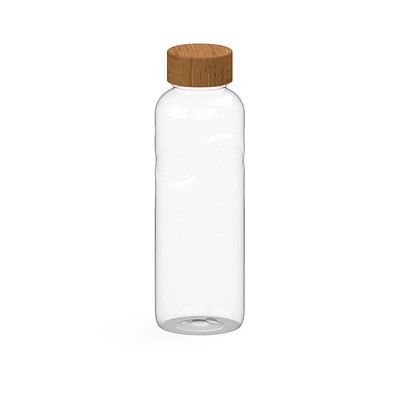 Trinkflasche Carve Natural, 1 l, RENEW, transparent/natur