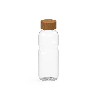 Trinkflasche Carve Natural, 700 ml, RENEW, transparent/natur