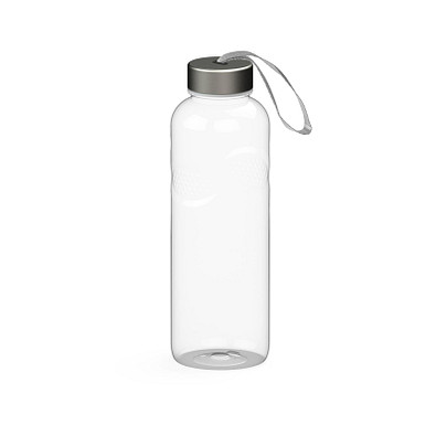 Trinkflasche Carve Pure, 1 l, RENEW, transparent/silber