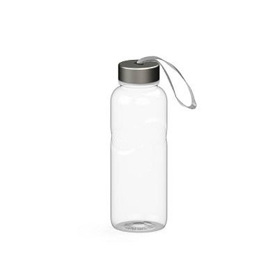 Trinkflasche Carve Pure, 700 ml, RENEW, transparent/silber