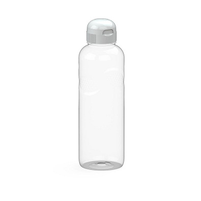 Trinkflasche  Carve Sports, 1 l, RENEW, transparent/weiss