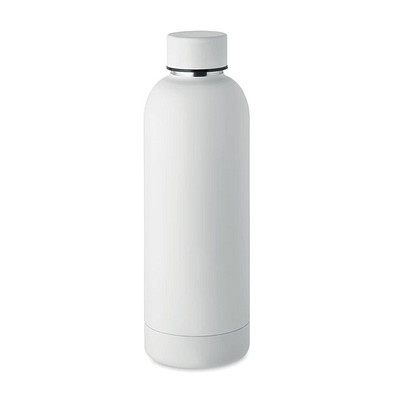 Trinkflasche Edelstahl 500 ml ATHENA, Weiß