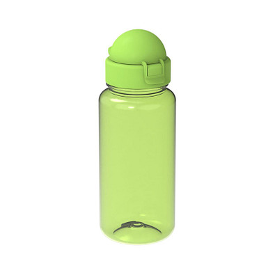 Trinkflasche Junior, 400 ml, transparent-lime/lime