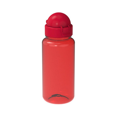 Trinkflasche Junior, 400 ml, transparent-rot/standard-rot