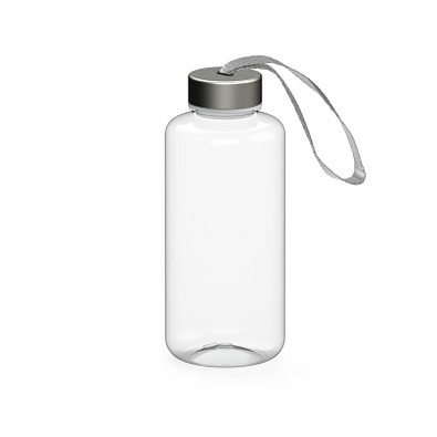 Trinkflasche Pure, 1 l, RENEW, transparent/silber