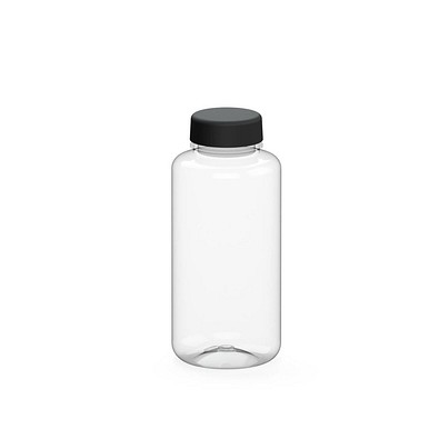 Trinkflasche Refresh, 700 ml, RENEW, transparent/schwarz