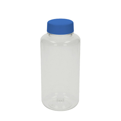 Trinkflasche Refresh, 700 ml, transparent/blau