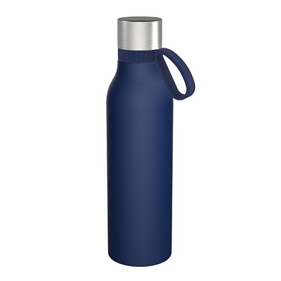 Trinkflasche RETUMBLER-myTOULON II 820, dunkelblau, Ring dunkelblau