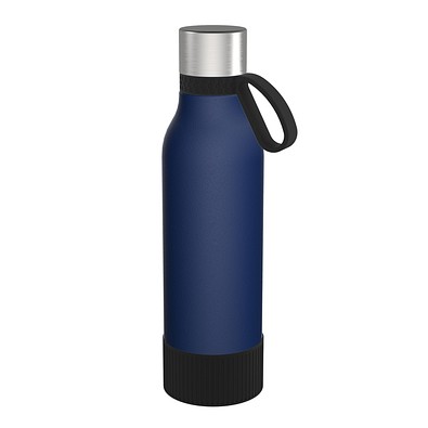 Trinkflasche RETUMBLER-myTOULON II 820, dunkelblau/schwarz/schwarz