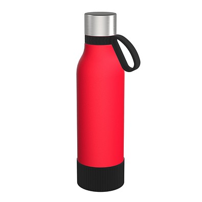 Trinkflasche RETUMBLER-myTOULON II 820, rot/schwarz/schwarz