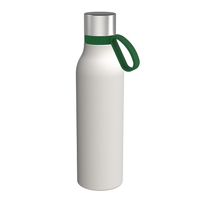 Trinkflasche RETUMBLER-myTOULON II 820, weiß, Ring grün