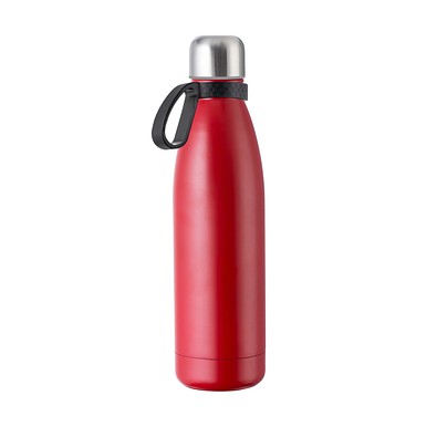 Trinkflasche RETUMBLER-myTOULON, rot, Ring schwarz