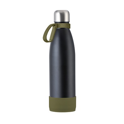 Trinkflasche RETUMBLER-myTOULON, schwarz/dunkelgrün/dunkelgrün