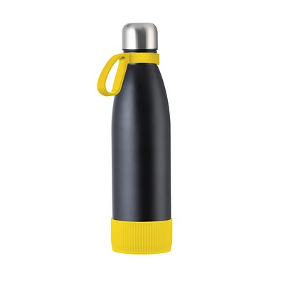 Trinkflasche RETUMBLER-myTOULON, schwarz/gelb/gelb